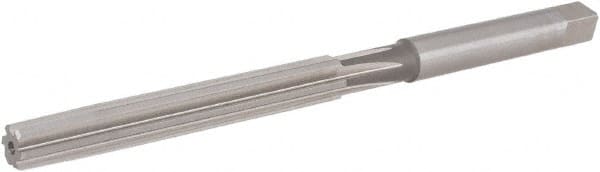 Hertel - 17/64" Diam, Straight Shank, 2-1/8" Flute, Hand Reamer - USA Tool & Supply