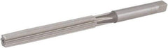 Hertel - 13/32" Diam, Straight Shank, 2.63" Flute, Hand Reamer - Straight Flute, 5-1/4" OAL, Right Hand Cut, 6 Flutes, High Speed Steel - USA Tool & Supply