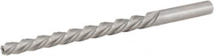 Hertel - #3 Pin, 0.2294" Diam, 0.1813" Small End, 15/64" Diam Straight Shank, 2-5/16" Flute, Taper Pin Reamer - USA Tool & Supply