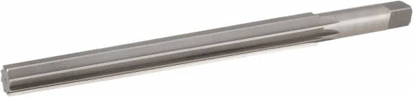 Hertel - #10 Pin, 0.7216" Diam, 0.5799" Small End, 5/8" Diam Straight Shank, 6-13/16" Flute, Taper Pin Reamer - USA Tool & Supply