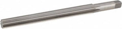 Hertel - #10 Pin, 0.7216" Diam, 0.5799" Small End, 5/8" Diam Straight Shank, 6-13/16" Flute, Taper Pin Reamer - USA Tool & Supply
