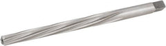 Hertel - #2 Pin, 0.2008" Diam, 0.1605" Small End, 13/64" Diam Straight Shank, 1-15/16" Flute, Taper Pin Reamer - USA Tool & Supply