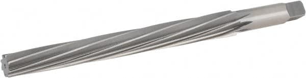 Hertel - #11 Pin, 0.878" Diam, 0.706" Small End, 3/4" Diam Straight Shank, 8-1/4" Flute, Taper Pin Reamer - USA Tool & Supply