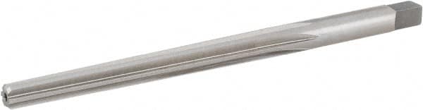 Hertel - #3 Pin, 0.2294" Diam, 0.1813" Small End, 15/64" Diam Straight Shank, 2-5/16" Flute, Taper Pin Reamer - USA Tool & Supply