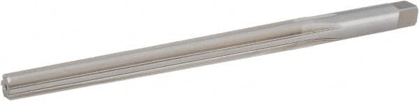 Hertel - #6 Pin, 0.354" Diam, 0.2773" Small End, 23/64" Diam Straight Shank, 3-11/16" Flute, Taper Pin Reamer - USA Tool & Supply