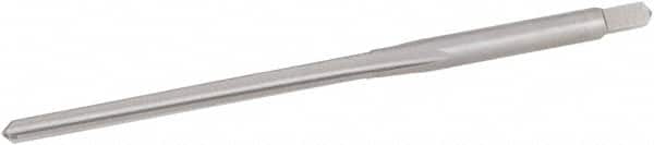 Hertel - #5/0 Pin, 0.0966" Diam, 0.0719" Small End, 7/64" Diam Straight Shank, 1-3/16" Flute, Taper Pin Reamer - USA Tool & Supply