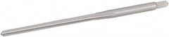 Hertel - #6/0 Pin, 0.0806" Diam, 0.0611" Small End, 3/32" Diam Straight Shank, 15/16" Flute, Taper Pin Reamer - USA Tool & Supply