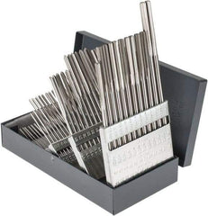 Hertel - #1 to #60, Chucking Reamer Set - Straight Flute, Right Hand Cut, 60 Pieces - USA Tool & Supply
