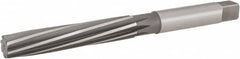 Hertel - 25/32" Diam, Straight Shank, 4.38" Flute, Hand Reamer - USA Tool & Supply