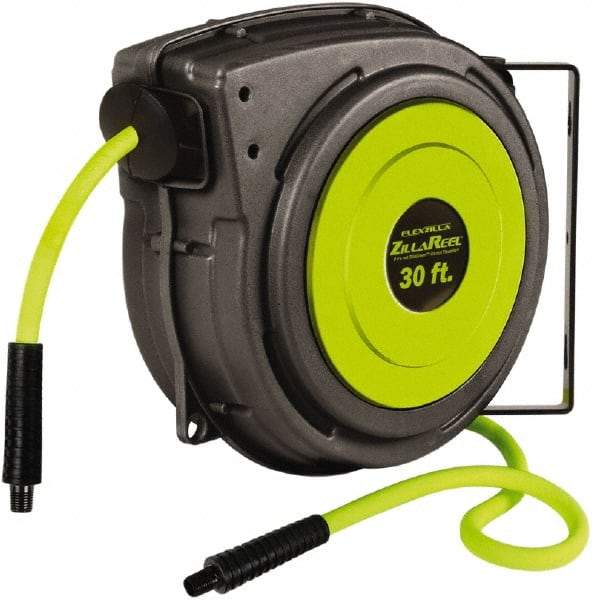 Legacy - 30' Spring Retractable Hose Reel - 150 psi, Hose Included - USA Tool & Supply