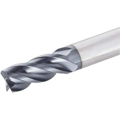 Iscar - 12mm, 4 Flute, Single End, Solid Carbide, 0.6mm Corner Radius End Mill - 83mm OAL, Right Hand Flute, 24mm LOC, Right Hand Cut - USA Tool & Supply