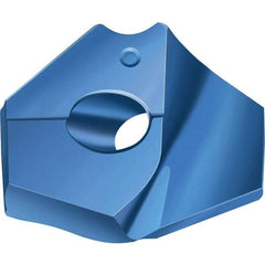 Walter - Series P6001, 22mm Diam Grade WPP45C Replaceable Drill Tip - Carbide, TiAlN/TiAl Finish - USA Tool & Supply