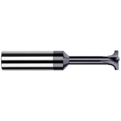 Harvey Tool - Back Corner Rounding End Mills; Material: Solid Carbide ; Single or Double End: Single ; Radius (Inch): 1/64 ; Radius (Decimal Inch): 0.0150 ; Mill Diameter (Decimal Inch): 0.0600 ; Number of Flutes: 3 - Exact Industrial Supply