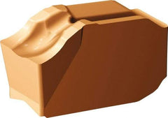 Sandvik Coromant - QDH CM 1125 Grade, 0.1575" Cutting Width, Carbide Cutoff Insert - 0° Neutral Lead Angle, 0.0079" Cnr Rad, TiCrAlN/TiAlN Coated - USA Tool & Supply