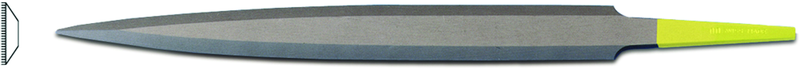 6" INOX Barrette File, Cut 2 - USA Tool & Supply