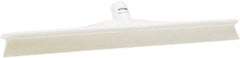 Vikan - 19.67" Rubber Blade Floor Squeegee - Single Edge, White, Plastic Holder - USA Tool & Supply