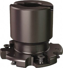 Seco - Shell Mount Connection, 0.5551" Cutting Width, 0.555" Depth of Cut, 2-1/2" Cutter Diam, 3/4" Hole Diam, 6 Tooth Indexable Slotting Cutter - R335.19 Toolholder, 335.19-1205 Insert - USA Tool & Supply