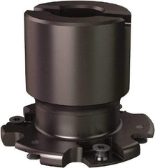 Seco - Shell Mount Connection, 0.5551" Cutting Width, 0.555" Depth of Cut, 2-1/2" Cutter Diam, 3/4" Hole Diam, 6 Tooth Indexable Slotting Cutter - R335.19 Toolholder, 335.19-1204 Insert - USA Tool & Supply