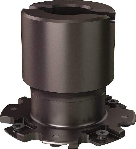 Seco - Shell Mount Connection, 0.5591" Cutting Width, 0.559" Depth of Cut, 2-1/2" Cutter Diam, 3/4" Hole Diam, 8 Tooth Indexable Slotting Cutter - R335.19 Toolholder, 335.19-1102 Insert - USA Tool & Supply