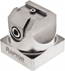 Raptor Workholding - 3/4" Jaw Width, 2-1/8" High x 2.07" Long x 2.07" Wide Dovetail Vise - For Use with 4 & 5 Axis Workholding Systems - USA Tool & Supply