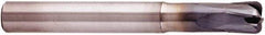 Niagara Cutter - 3/8", 4 Flute, Single End, Solid Carbide, 0.08" Corner Radius End Mill - 3" OAL, 20° Helix, Right Hand Flute, 3/8" LOC, Right Hand Cut, 1-1/8" Extended Reach - USA Tool & Supply