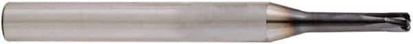 Niagara Cutter - 3/16", 4 Flute, Single End, Solid Carbide, 0.005" Corner Radius End Mill - 2-1/2" OAL, 20° Helix, Right Hand Flute, 3/16" LOC, Right Hand Cut, 15/16" Extended Reach - USA Tool & Supply