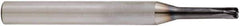 Niagara Cutter - 3/16", 4 Flute, Single End, Solid Carbide, 0.005" Corner Radius End Mill - 2-1/2" OAL, 20° Helix, Right Hand Flute, 3/16" LOC, Right Hand Cut, 15/16" Extended Reach - USA Tool & Supply