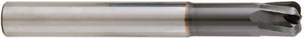 Niagara Cutter - 5/8", 5 Flute, Single End, Solid Carbide, 0.12" Corner Radius End Mill - 4" OAL, 20° Helix, Right Hand Flute, 5/8" LOC, Right Hand Cut, 1-7/8" Extended Reach - USA Tool & Supply