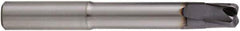 Niagara Cutter - 3/8", 4 Flute, Single End, Solid Carbide, 0.08" Corner Radius End Mill - 3" OAL, 20° Helix, Right Hand Flute, 3/8" LOC, Right Hand Cut, 1-7/8" Extended Reach - USA Tool & Supply