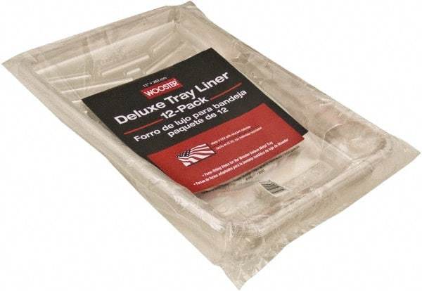 Wooster Brush - 9" Roller Compatible Paint Tray Liner - 1 Qt Capacity, 11" Wide, Recycled Plastic - USA Tool & Supply