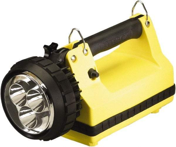 Streamlight - LED Bulb, 540 Lumens, Spotlight/Lantern Flashlight - Yellow Plastic Body, 1 6V Battery Included - USA Tool & Supply