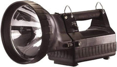 Streamlight - Xenon Bulb, 3,350 Lumens, Spotlight/Lantern Flashlight - Black Plastic Body, 1 12V Battery Included - USA Tool & Supply