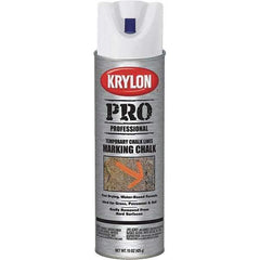 Krylon - 15 fl oz White Marking Chalk - Solvent Base Formula - USA Tool & Supply