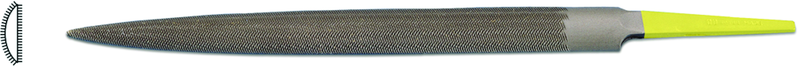 6" INOX Half-Round File, Cut 2 - USA Tool & Supply