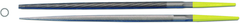 8" INOX Round File, Cut 0 - USA Tool & Supply