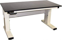 Proline - No Drawers, Work Bench - 1,000 Lb Capacity, Epoxy Resin Top, Light Gray, 30" Wide x 30-1/2" High x 72" Long - USA Tool & Supply