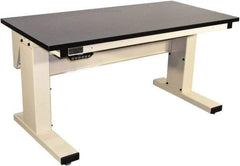 Proline - No Drawers, Work Bench - 1,000 Lb Capacity, Chem-Guard Top, Light Beige, 30" Wide x 30-1/2" High x 72" Long - USA Tool & Supply