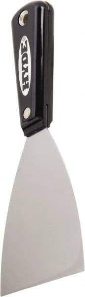 Hyde Tools - Flexible High Carbon Steel 1-Edge Scraper - 3-1/2" Blade Width, Nylon Handle - USA Tool & Supply