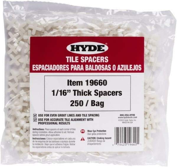 Hyde Tools - Tile Spacer - For Ceramic Tile - USA Tool & Supply