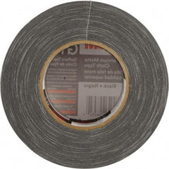 3M - 3" x 50m Black Gaffers Tape - 11 mil, Rubber Adhesive, Cotton Cloth Backing, Series GT3 - USA Tool & Supply