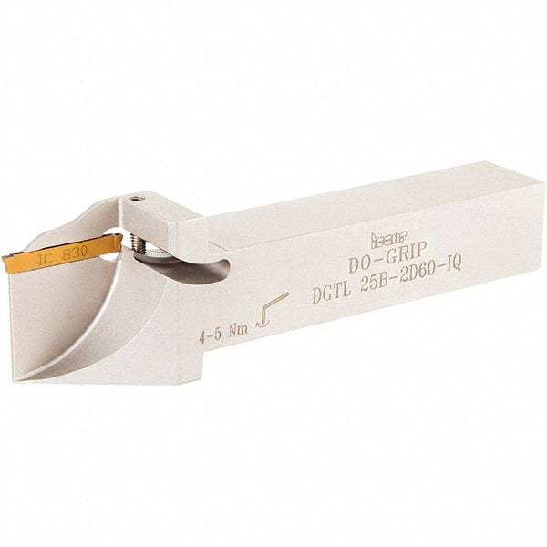 Iscar - External Thread, 0.197" Max Depth of Cut, 2.39mm Min Groove Width, 5" OAL, Left Hand Indexable Grooving Cutoff Toolholder - 3/4" Shank Height x 3/4" Shank Width, C#-ASH../PENTA 34F Insert Style, PCHPLS Toolholder Style, Series PentaCut - USA Tool & Supply