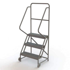 TRI-ARC - Rolling & Wall Mounted Ladders & Platforms Type: TiltNRoll Rolling Ladder Style: Tilt & Roll Safety Ladder - USA Tool & Supply