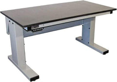 Proline - No Drawers, Work Bench - 1,000 Lb Capacity, Epoxy Resin Top, Light Gray, 30" Wide x 30-1/2" High x 72" Long - USA Tool & Supply