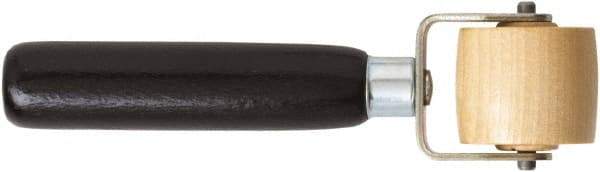 Hyde Tools - Steel & Wood Wallpaper Roller - 8-1/2" Long x 1-1/4" Wide - USA Tool & Supply