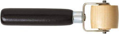 Hyde Tools - Steel & Wood Wallpaper Roller - 8-1/2" Long x 1-1/4" Wide - USA Tool & Supply