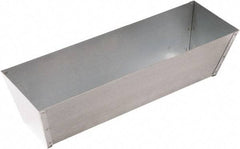 Hyde Tools - 12" Mud Hawk/Pan for Drywall/Plaster Repair - Galvanized Steel - USA Tool & Supply