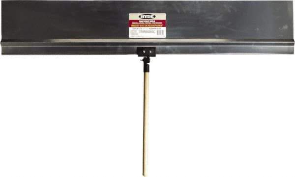 Hyde Tools - 48" Wide Flexible Blade Aluminum Painters Assistant - Stiff, Wood Handle - USA Tool & Supply