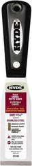 Hyde Tools - 1-5/16" Wide Chisel Edge Blade Stainless Steel Putty Knife - Stiff, Nylon Handle - USA Tool & Supply