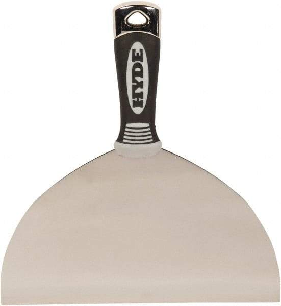 Hyde Tools - 8" Wide Flexible Blade Stainless Steel Joint Knife - Flexible, Plastic Handle - USA Tool & Supply