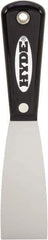 Hyde Tools - 1-1/2" Wide Flexible Blade Carbon Steel Putty Knife - Flexible, Nylon Handle - USA Tool & Supply